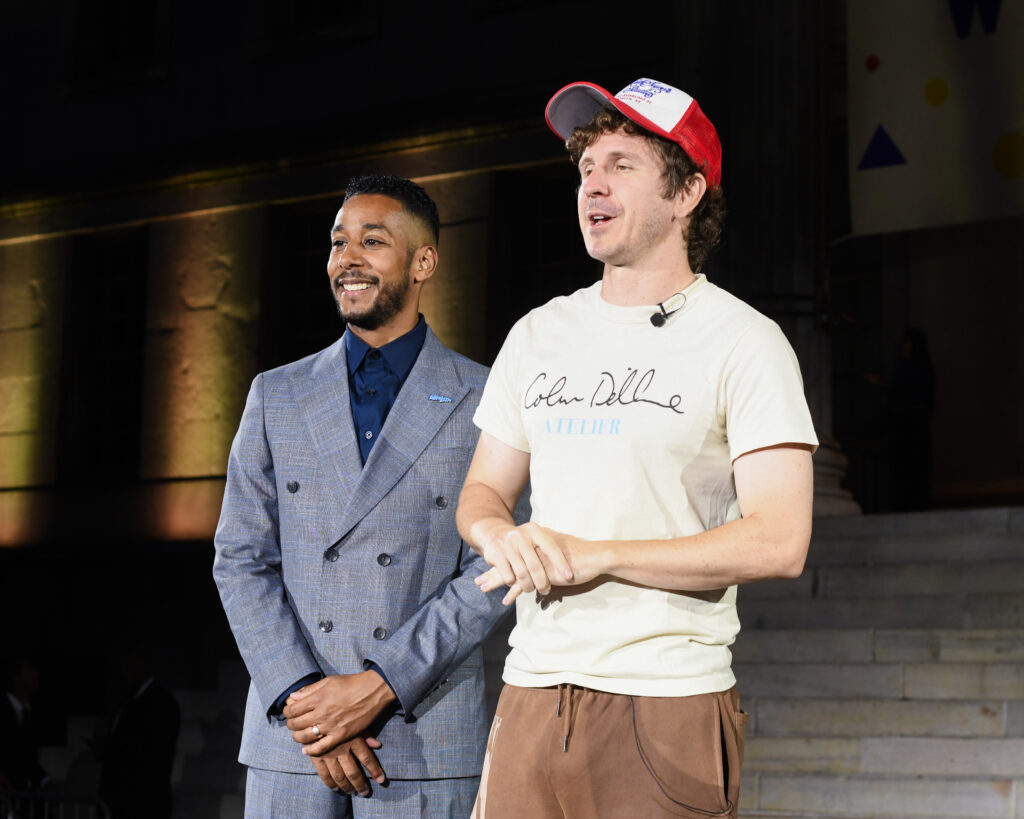 Brooklyn Borough President Antonio Reynoso and Creator of "KidSuper" Colm Dillane.