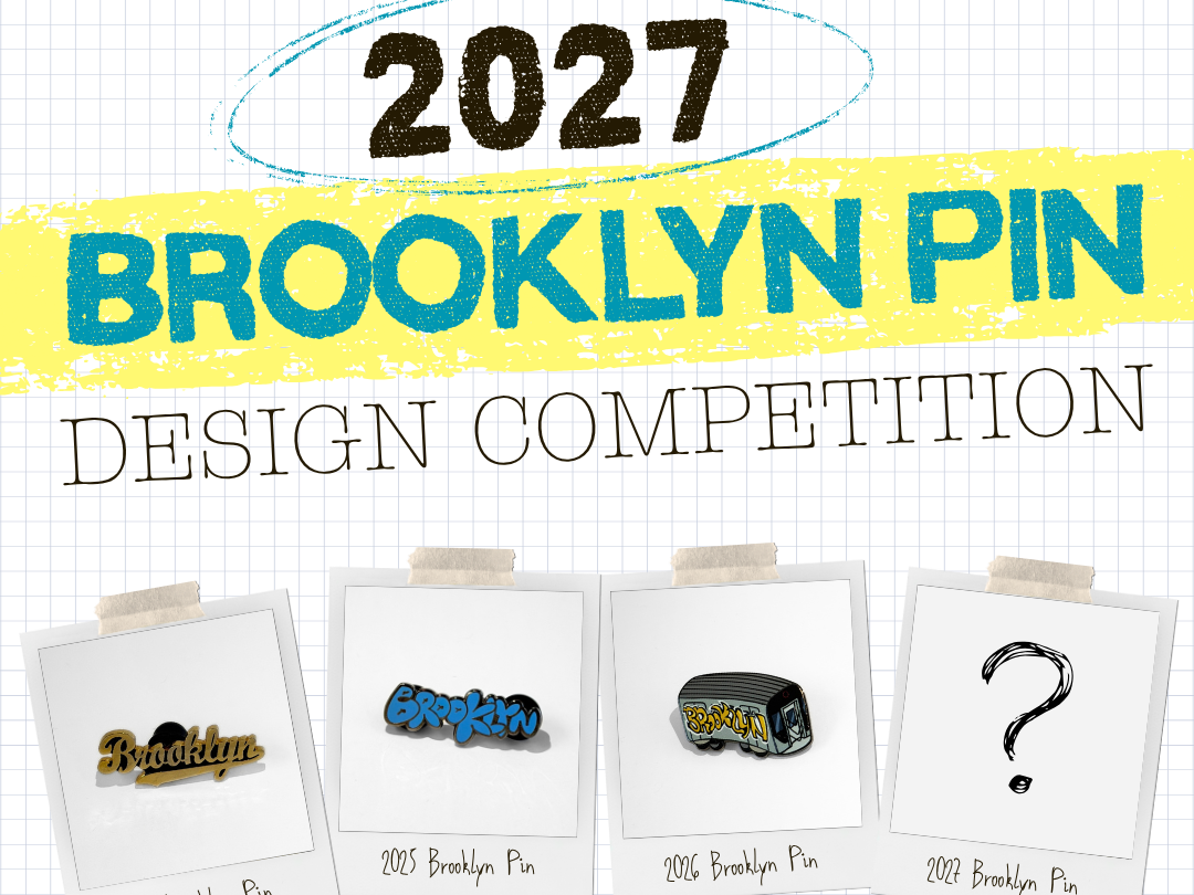 Brooklyn Borough President Antonio Reynoso and Arts Ambassador Colm Dillane Launch 2027 Brooklyn Pin Design Competition